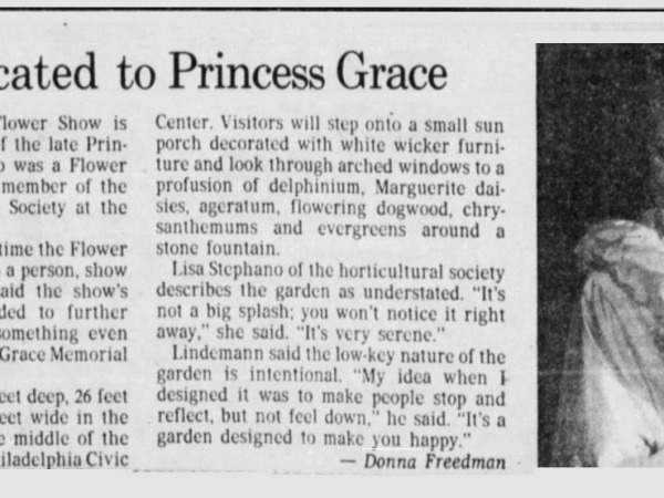 Show dedicated to Princess Grace